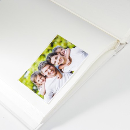 Photo album 50 paper sheets 29x32 cm. "Classic. White"-3