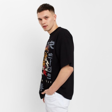 Футболка мужская KAFTAN "Тигр", черный, размер 54-1