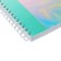 A4 notebook, 96 sheets in a cage, on a crest, "overflows", plastic cover, block 60 g/m2