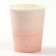 A single -single -paper glass "Pink Ceramics", 250 ml