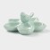 Menzhitsa ceramic 5 cells "Dove", 15.5 × 6.5, blue color