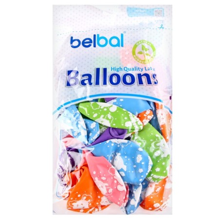 Latex balls 14 “Baby. With the first DR”, 5-land, set 25 pcs., Colors, types of mix-3