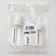 Storage set, 3 items, with a division scale, white/transparent color