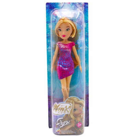 Winx Club "Flora" hinge doll with wings, 24 cm