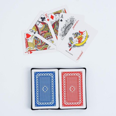 Plastic Plastic Maps "Lucky Flower", 2 decks of 54 pcs, 25 μm, 8.7 x 5.7 cm-2