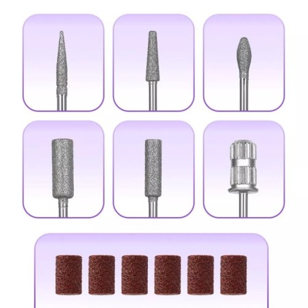 Machine for manicure KitFort KT-3154, 18 W, 30000 rpm, white-3