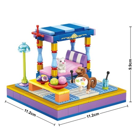Designer Spring "Bedroom and animals", 250 parts-1