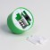 LED candles, nightlines Led Risalux "graffiti" set of 4 pcs., Green, RGB, 3.5 × 3.5 × 4 cm