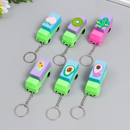 Tile plastic "Bright fruit truck" mix 2.5x3.5x6.5 cm-4