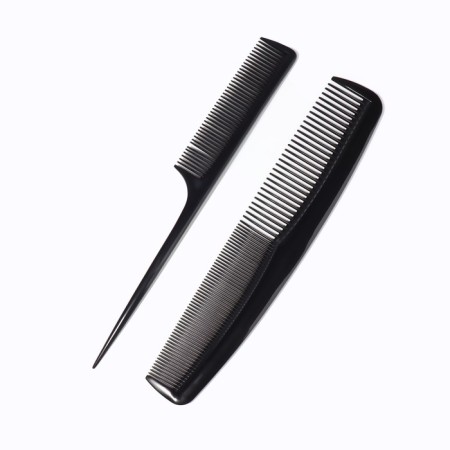 Combination of combs, 2 items, black color-1