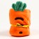 Soft toy-gun "carrots", 20 cm, orange color
