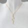 Piece "Snake" elegant, color gold