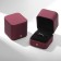 Case under the Retro Retro ring, 6.5 × 6.5, burgundy color