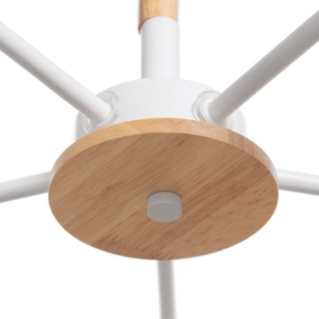 Paula chandelier 5x60W E27 white, tree 58x58x30cm-7