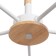 Paula chandelier 5x60W E27 white, tree 58x58x30cm