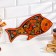 Groot board "Fish", 36 × 18 cm, Khokhloma