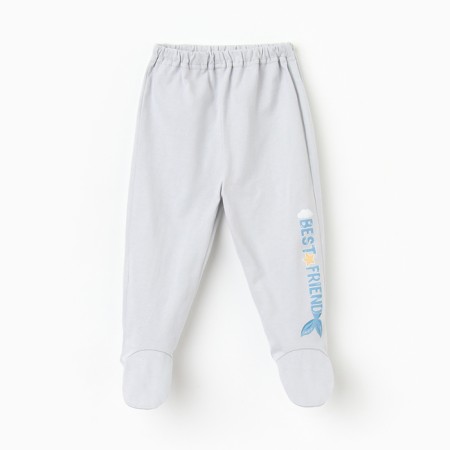 Sliders for a boy, gray color, height 68