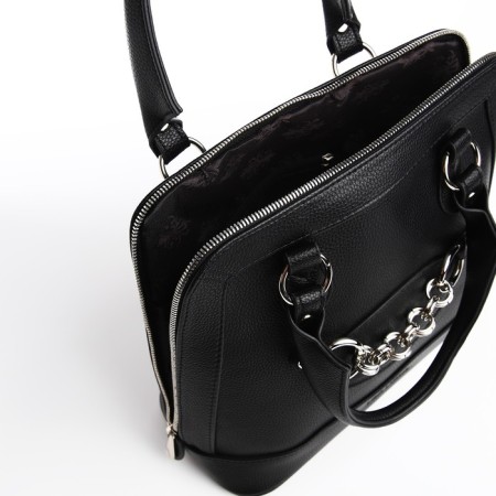 Female bag Textura, tout, average size, black color-7