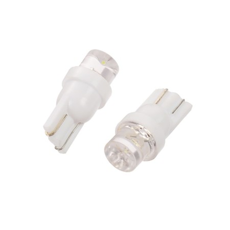 LED lamp KS, T10 (W2.1-9.5D), 12 V, white, cone, b/basement