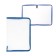 Plastic folder A4, 325 x 230 x 25 mm, lightning around, calligrata "office", PM-A4-01, 0.5 mm, transparent, blue