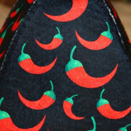 Pepper -Pepper Print Bath Hat-1