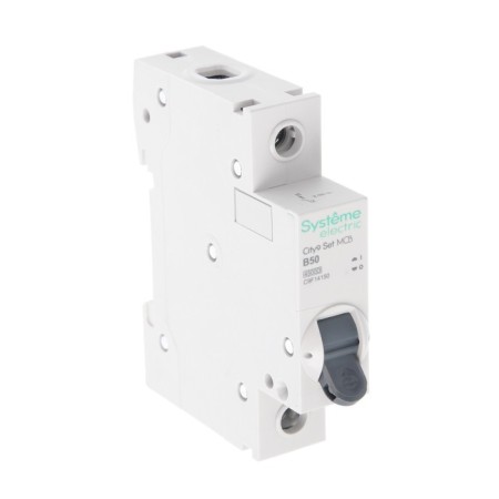 The circuit breaker SE CITY9 SET, B, 50 A, 1P, 4.5 KA, 230 V