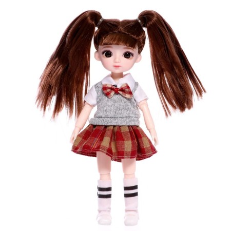 Sharpish doll "Arina" in a dress, mix-7