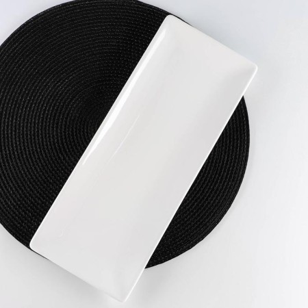 Porcelain dish for sushi/Canap Wilmax, 35 × 13 cm, white color