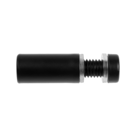 Remote holder for plates, 12x30 mm, black color, set 10 pcs.-3