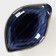 Ceramic Lunar Trail sauce, 10.5 × 7 cm