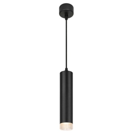 Suspended lamp PL18 BK/CL MR16 GU10 Ceiling cylinder black, transparent