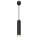 Suspended lamp PL18 BK/CL MR16 GU10 Ceiling cylinder black, transparent