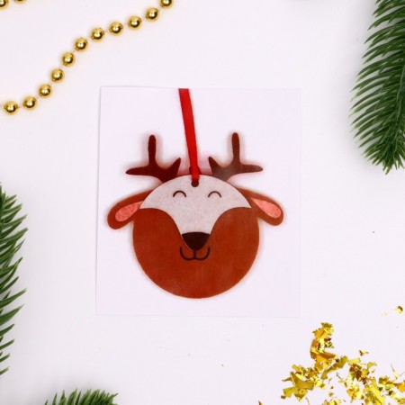Set for creativity. Create a Christmas tree decoration from the felt "Dear Deer"-2