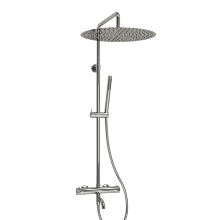 The shower system Wasserkraft A188.17.137.087.ch Thermo, tropical shower, thermostat, chrome