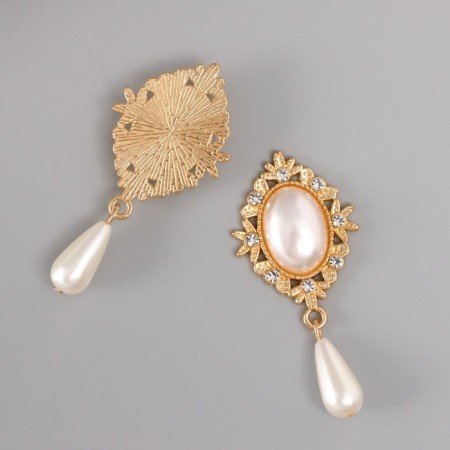 Decor for creativity Metal, plastic "Pearl in colors with a suspension" 5.4x2.5x0.7 cm-1