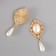 Decor for creativity Metal, plastic "Pearl in colors with a suspension" 5.4x2.5x0.7 cm