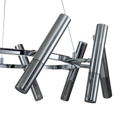 Suspended Indigo lamp, 13006/10p Chrome. 10x28W, G9, 680x680x225/1365 mm-2