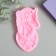 Mold Silicon "Unicorn and flowers in the mane" 6 objects 1x5x10.5 cm