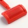 Puchoderma without drops semicircular, 8.5 x 13 cm, red