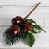 Decor "Winter Charm" two struggling with a bump on a branch, 15 cm