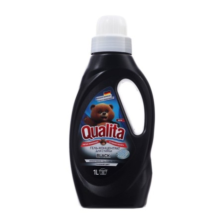 Liquid for washing Qualita, gel, for dark tissues, 1 liter