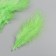 A set of decorative feathers "needlework", 20 pcs (lime color), pen length 13-16 cm