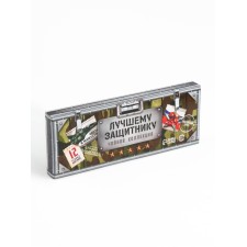 Чай подарочный «Лучшему защитнику» 3 вкуса, 12 пакетиков