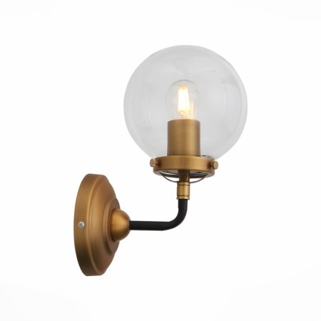Sconces st. SL234.401.01. Varieta. 1x40 W, E27, 14x27 cm, black color, gold-8