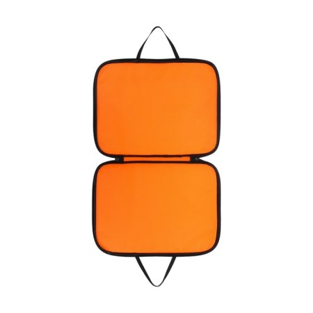 Folder with handles textile A4, 350 x 270 x 20 mm, calligrata "office", nylon 600D, two -tone Kant, orange-8