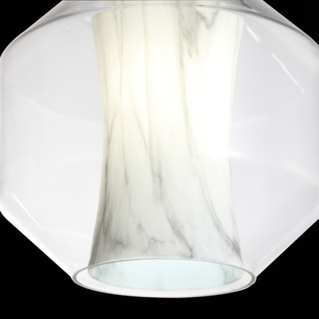 STL LUCE Sus. SL1169.113.01. Marmo. 1x40 W, E27, 24x24x20 cm, black color-6