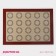 Reinforced rug of the Dolyana "Macaron", silicone, 42 × 29.5 cm, beige color
