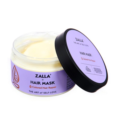Hair mask Zalla "Restoration of dyed hair", 250 ml-1