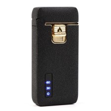 Gas, electronic, arc lighter, with a charge indicator