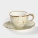Tea pair of porcelain Samold “Horek Graphite”, 250 ml, 12x9x7 cm, 2 items